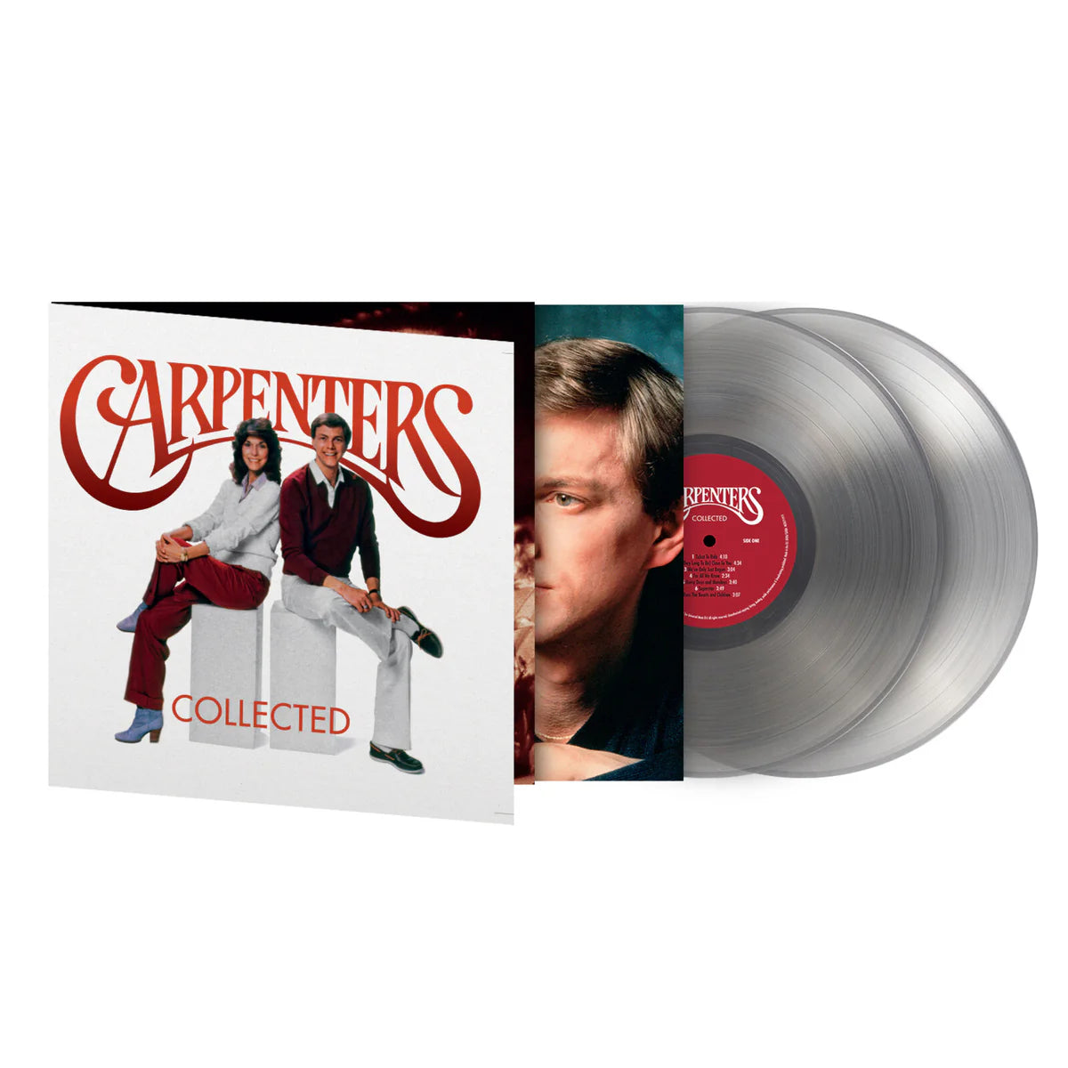 Collected Carpenters vinyl sleeve design soft pop anthology artwork