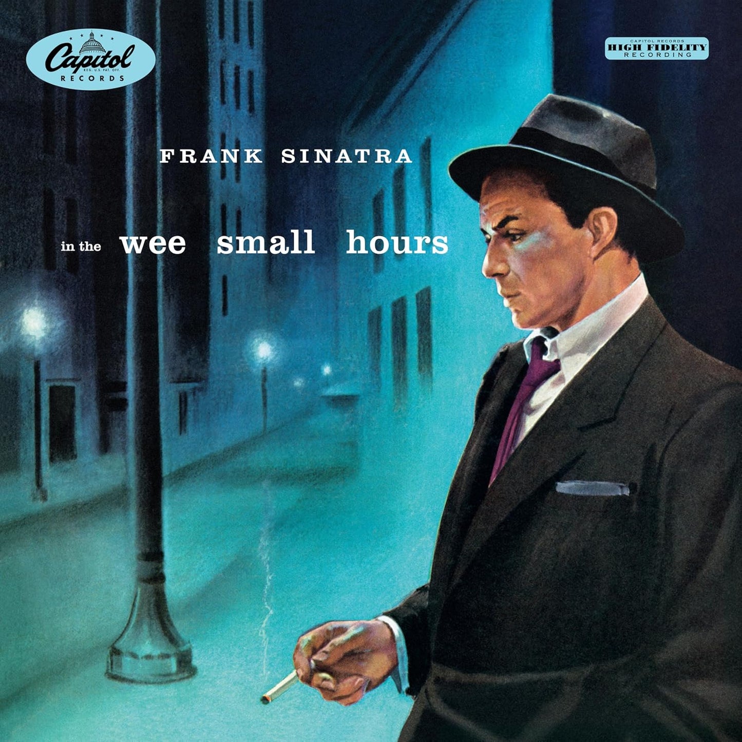 Frank Sinatra In The Wee Small Hours LP vinyl album cover classic jazz vocal artwork