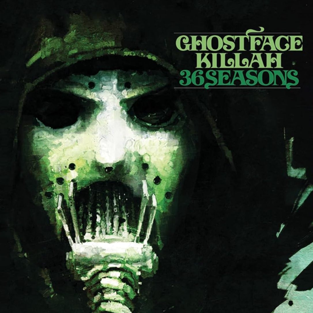 Ghostface Killah 36 Seasons 2LP turquoise marble vinyl hip hop concept album cover
