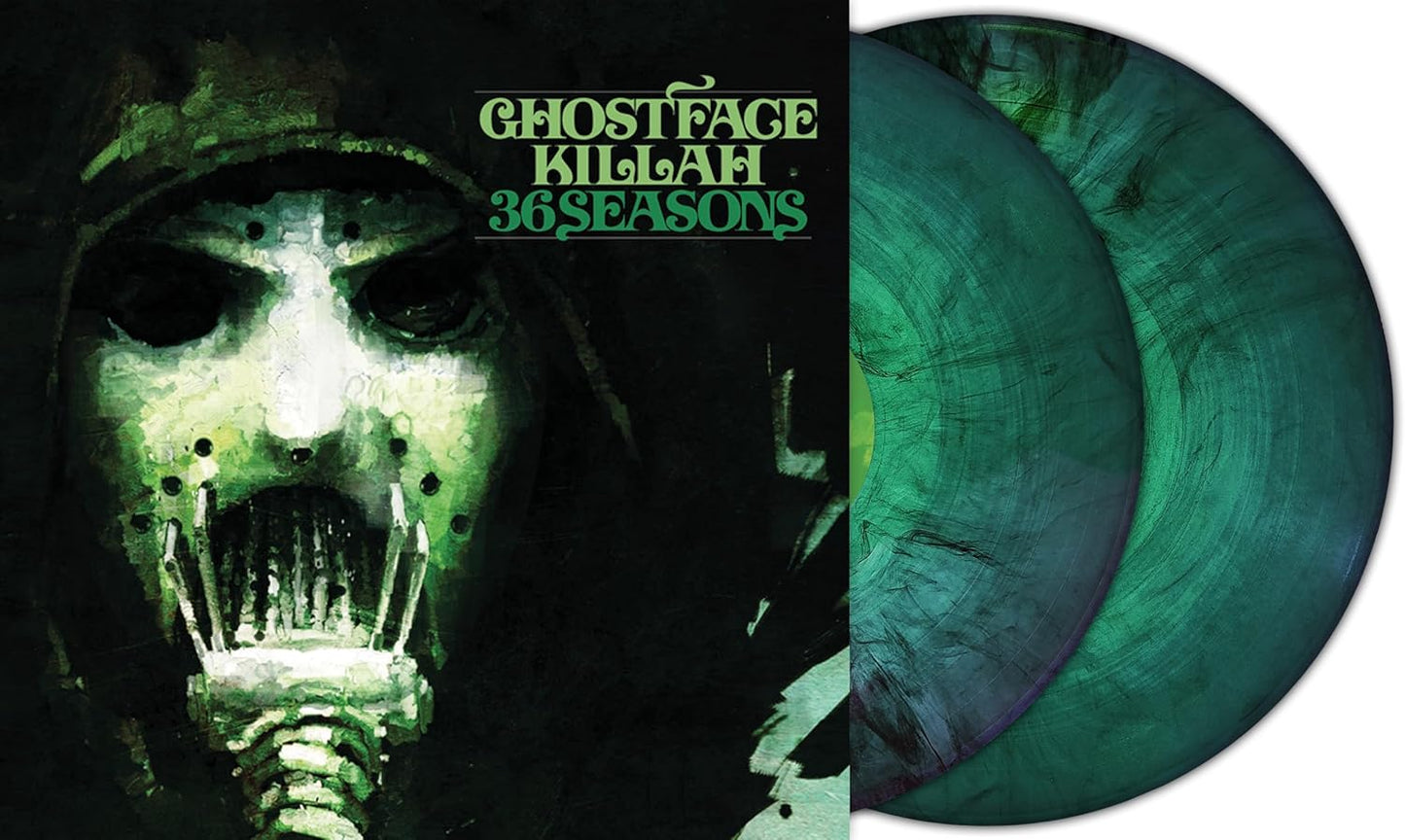 Ghostface Killah double vinyl 36 Seasons turquoise marble record gatefold edition
