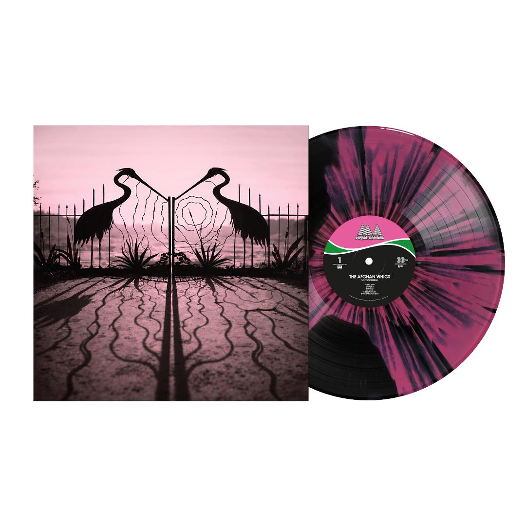 Soft Control pink and black splatter vinyl LP by The Afghan Whigs album.