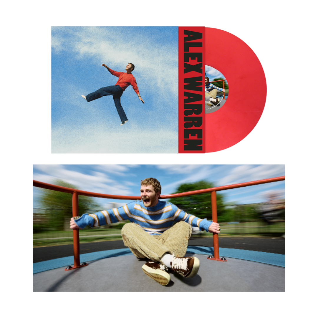 Warchild by Alex Warren on Playground Red Vinyl LP with striking album artwork