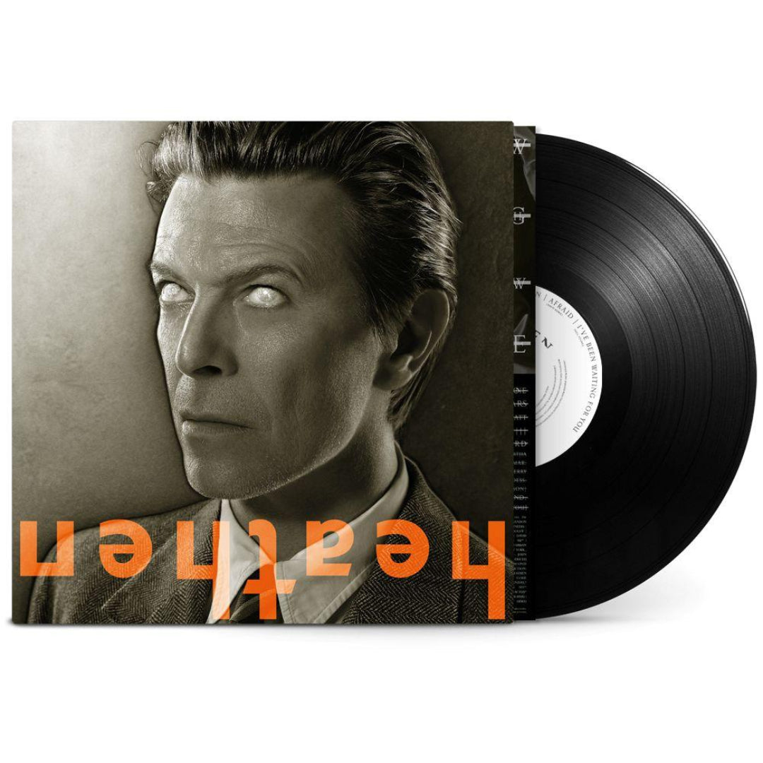 Heathen LP by David Bowie atmospheric studio album on vinyl record.
