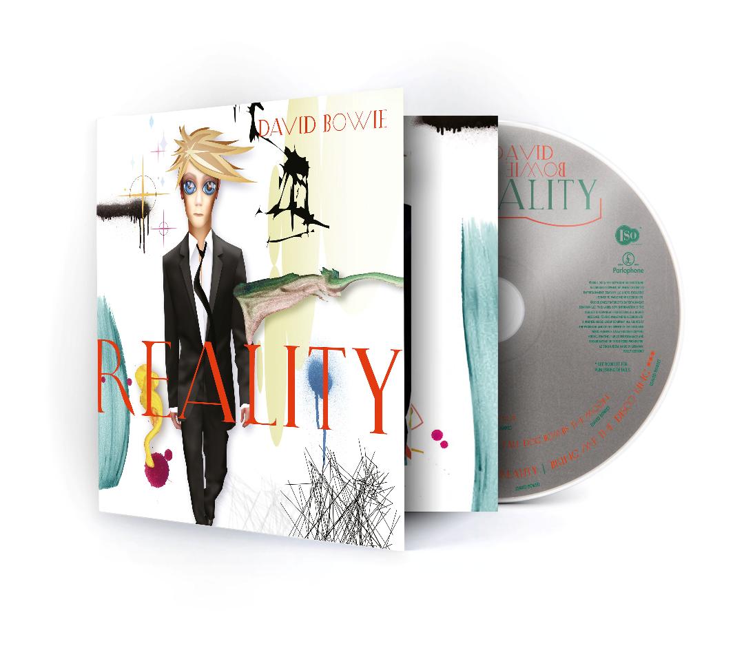 Reality CD by David Bowie featuring energetic guitar driven rock songs.

