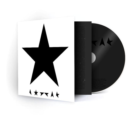David Bowie Blackstar CD album blending art rock jazz and experimental music.