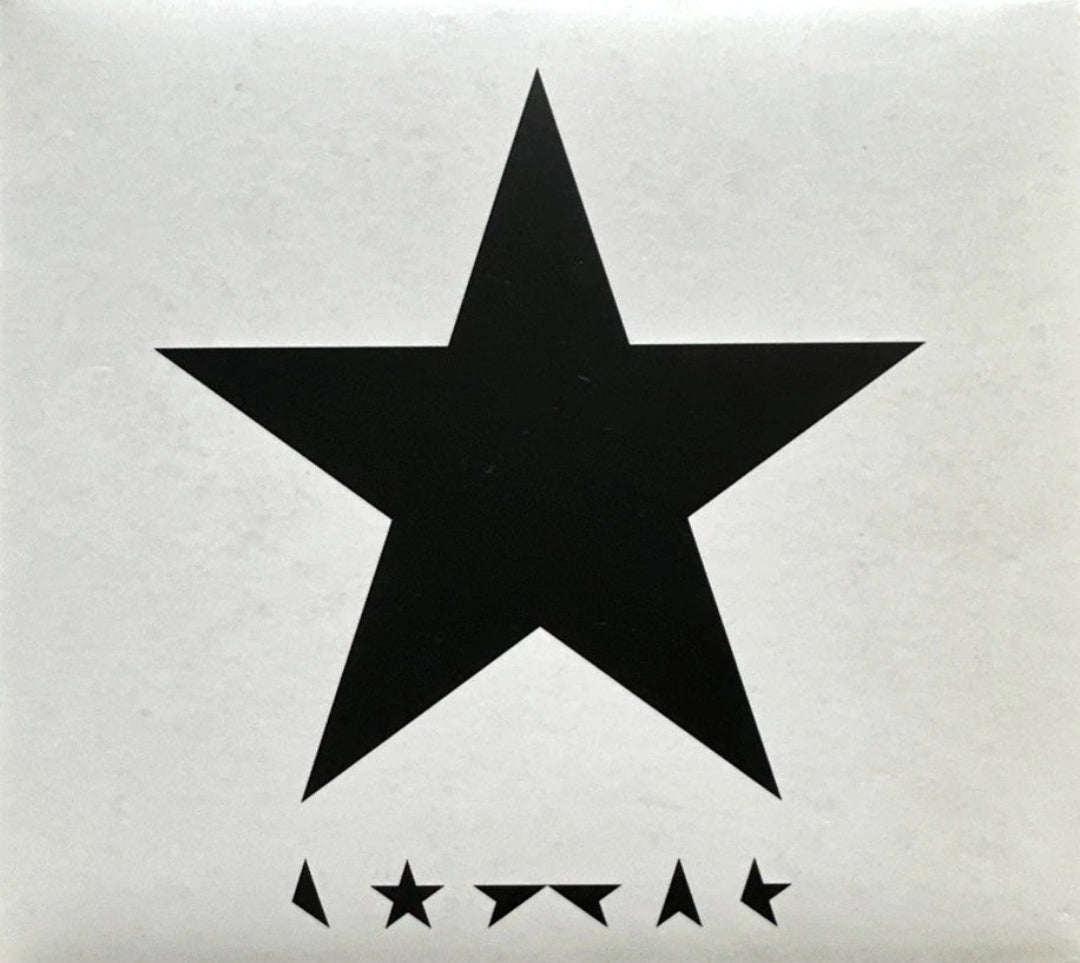 David Bowie Blackstar CD album blending art rock jazz and experimental music.