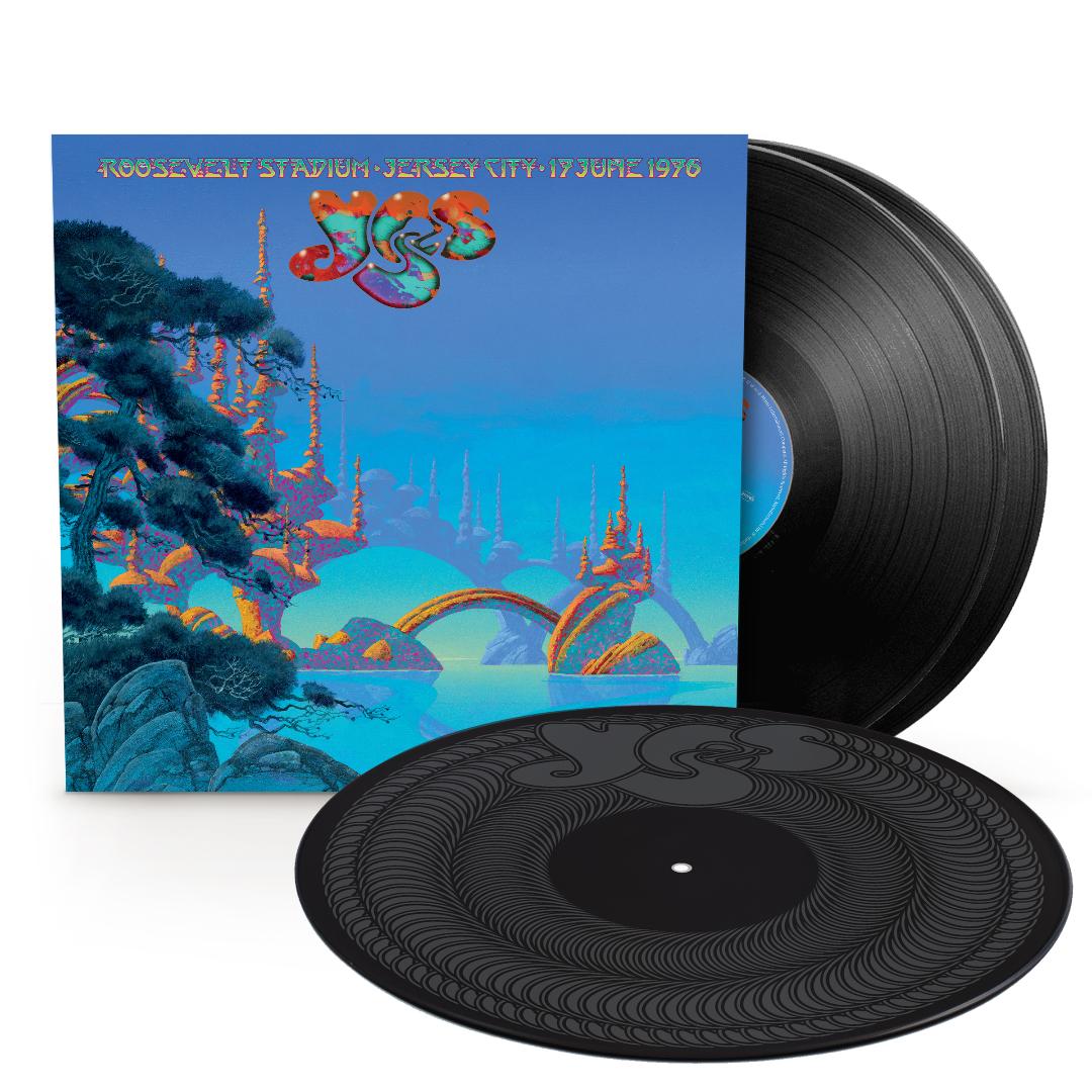 Yes Jersey City 1976 triple vinyl live concert recording artwork design