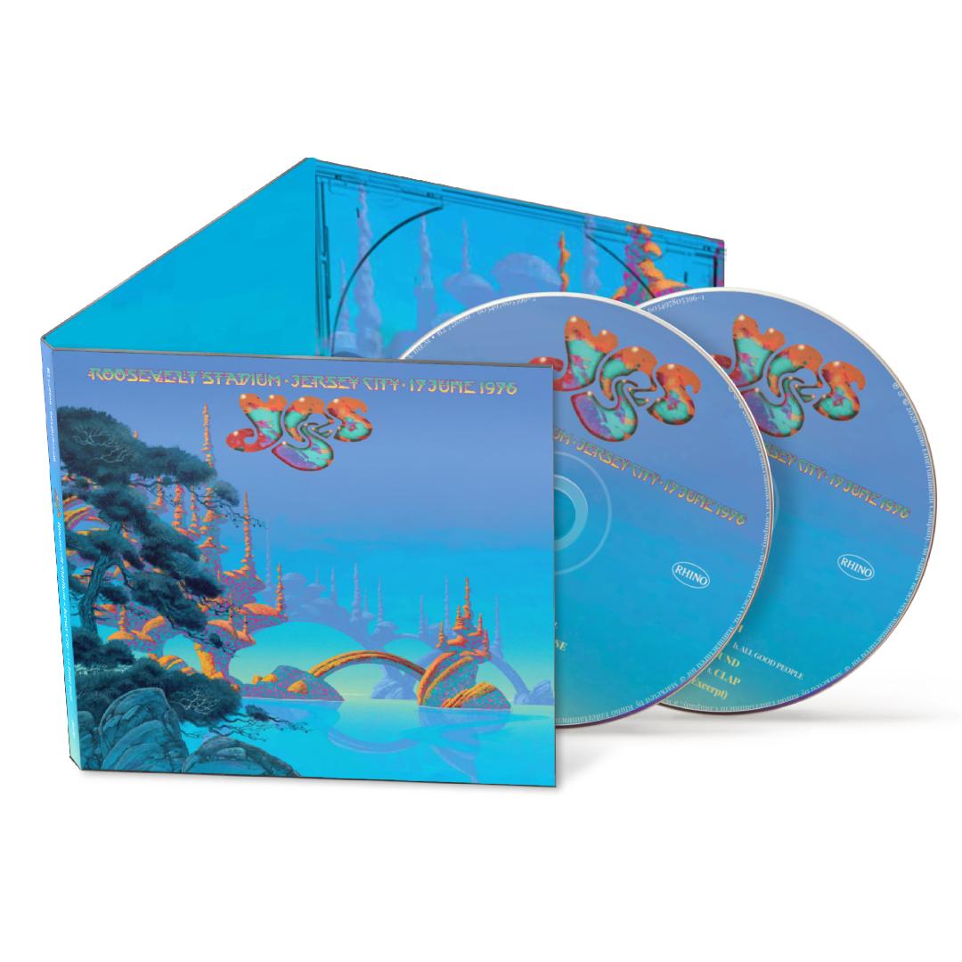 Roosevelt Stadium 1976 2 CD set showcasing legendary Yes concert