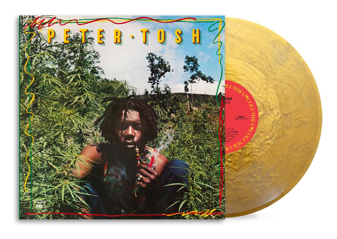 Legalize It by Peter Tosh on gold vinyl LP collector edition record