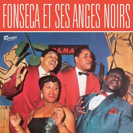 Fonseca Et Ses Anges Noirs LP red vinyl jazz Latin album cover