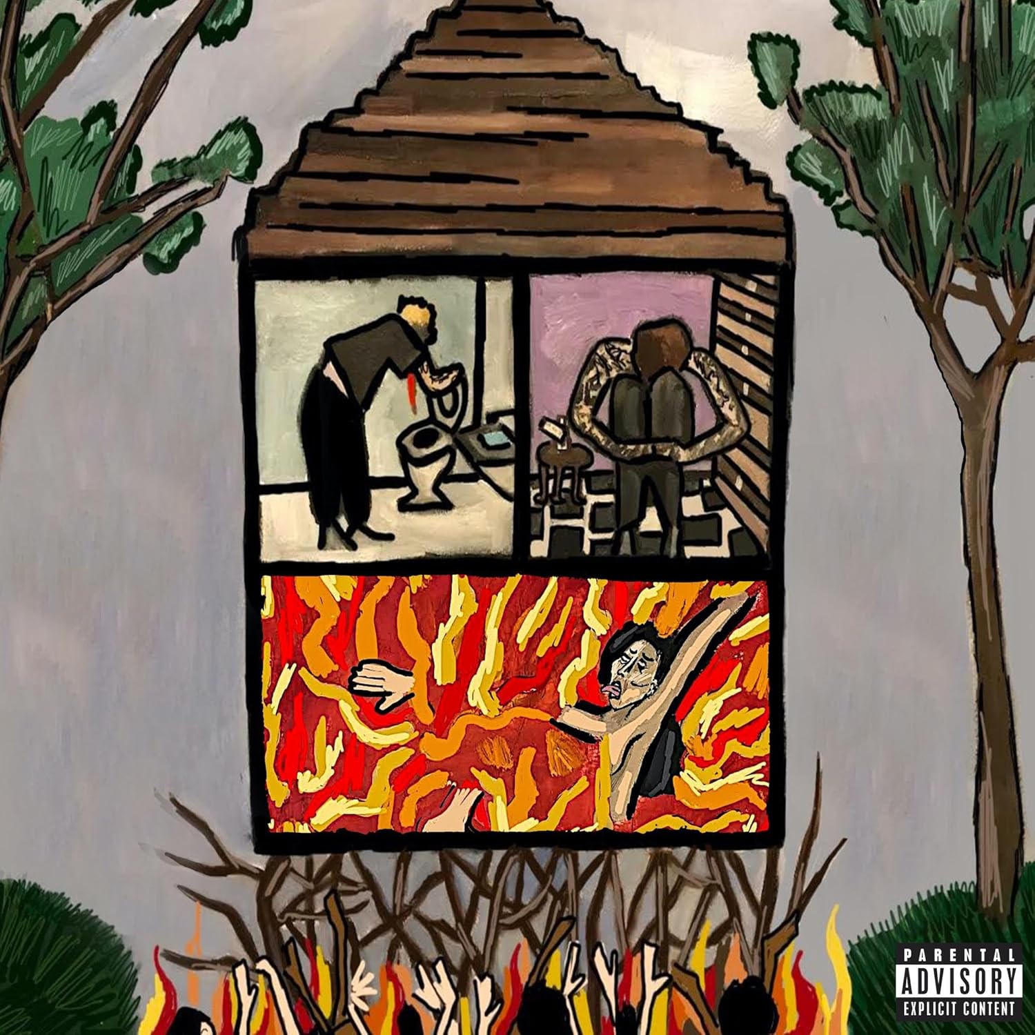Suicideboys Long Term Effects Of Suffering CD album cover artwork