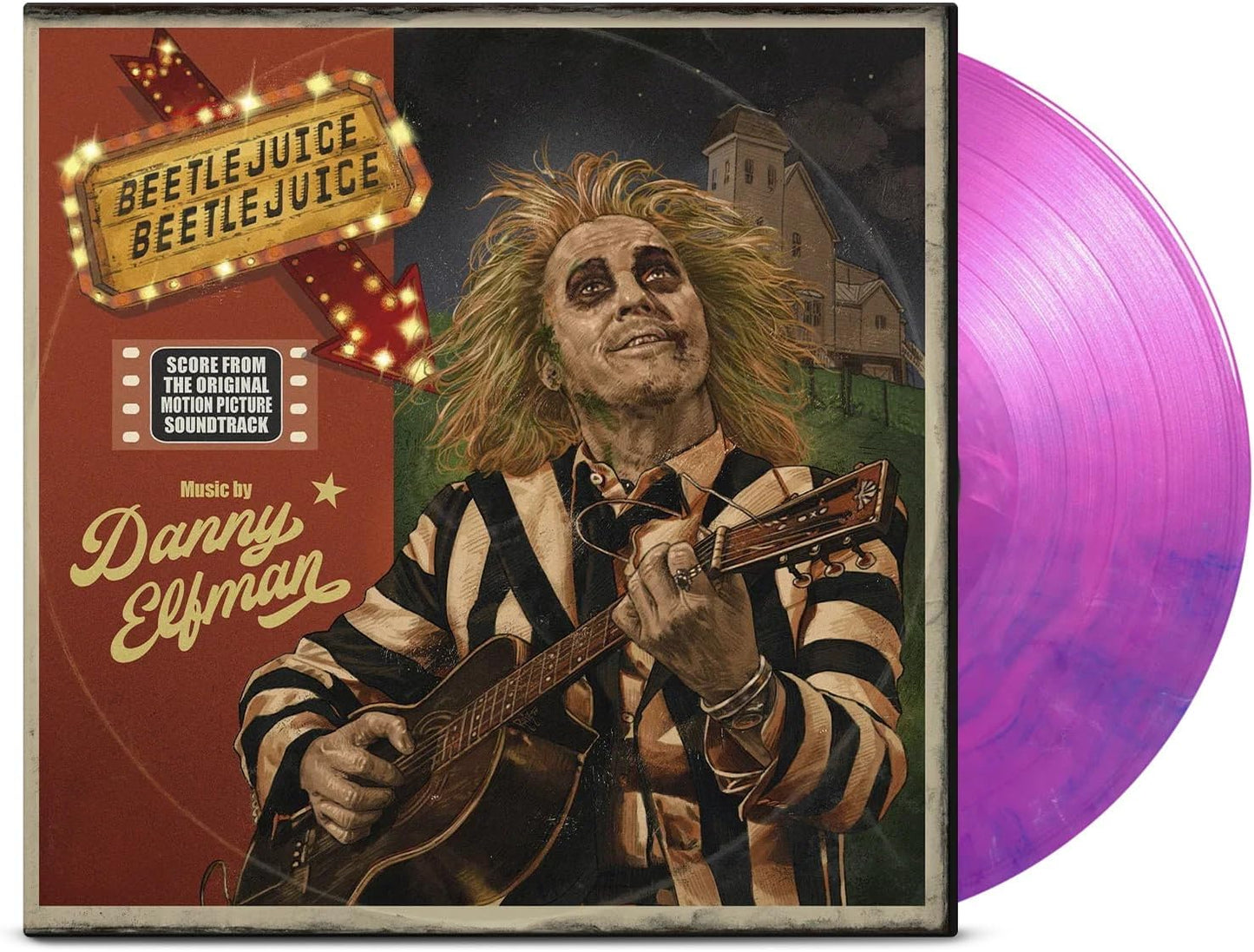 Beetlejuice Beetlejuice soundtrack LP EU exclusive coloured vinyl edition
