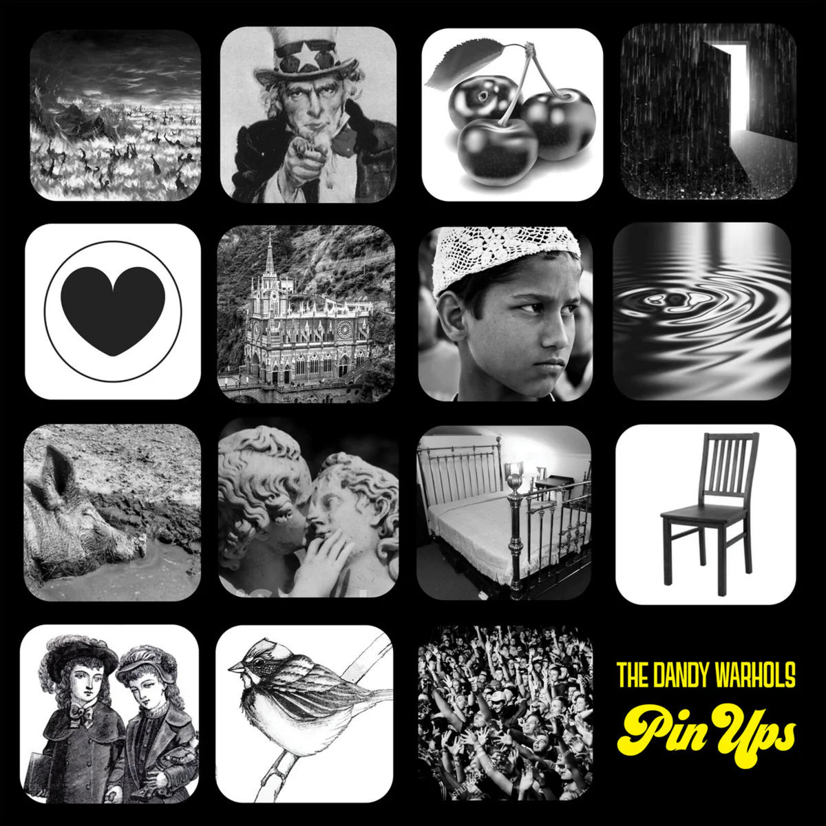 The Dandy Warhols Pin Ups 2 LP featuring alternative rock cover versions collection