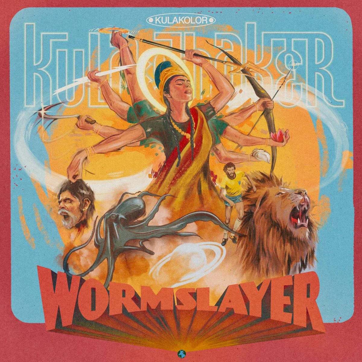 Kula Shaker Wormslayer LP featuring psychedelic rock and classic Britpop sounds