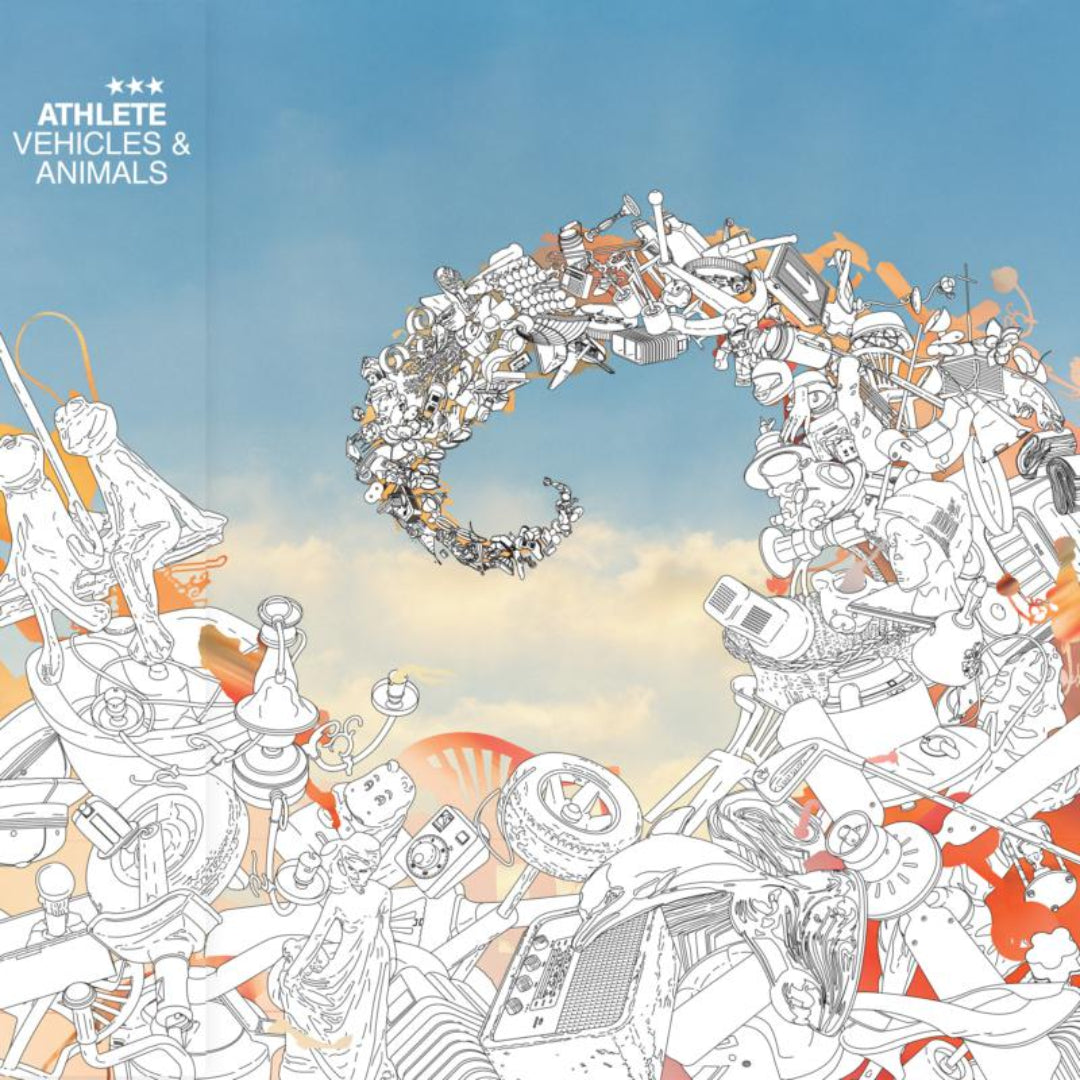 Athlete Vehicles and Animals 2 LP blue vinyl featuring indie rock and pop melodies