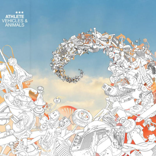 Athlete Vehicles and Animals 2 LP blue vinyl featuring indie rock and pop melodies