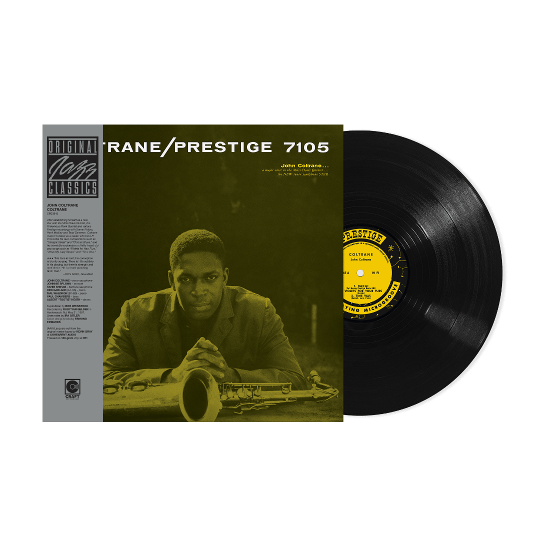 Coltrane by John Coltrane vinyl record showcasing legendary saxophone performances
