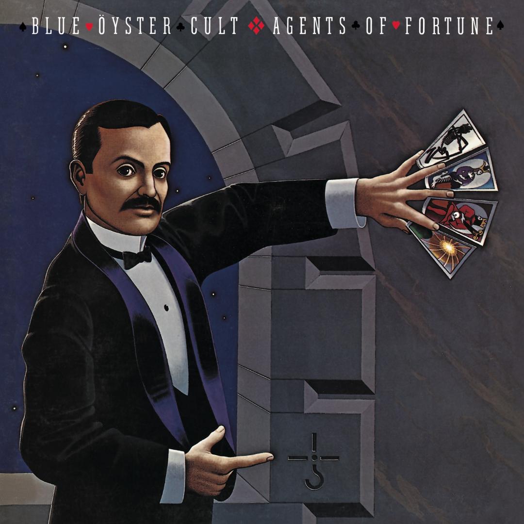 Agents Of Fortune by Blue Öyster Cult gold vinyl record featuring iconic rock songs