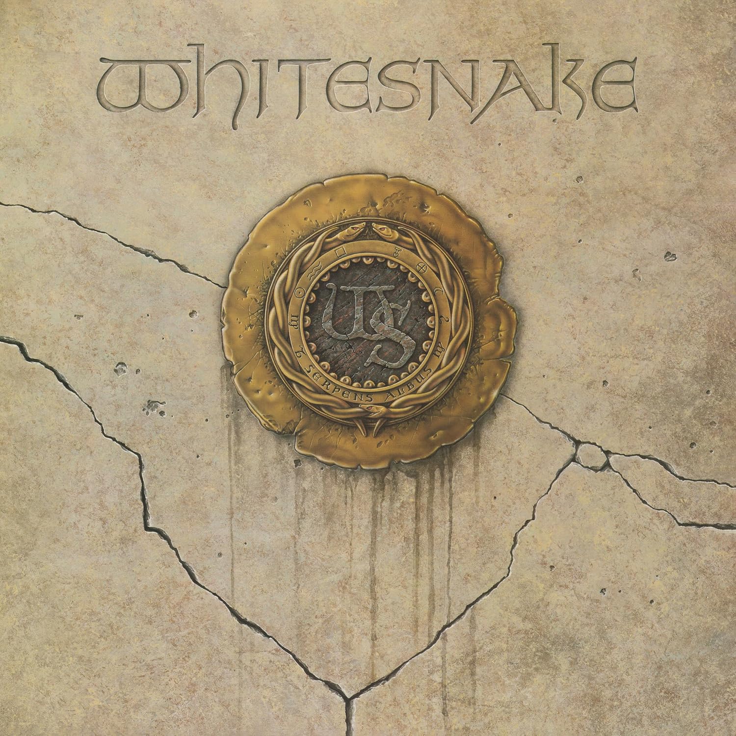 Whitesnake self-titled LP vinyl featuring classic 1980s hard rock anthems