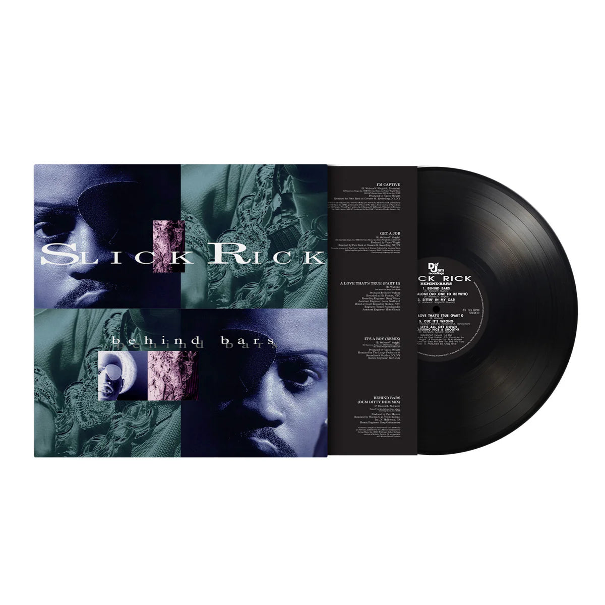 Behind Bars by Slick Rick vinyl album showcasing legendary rap lyricism