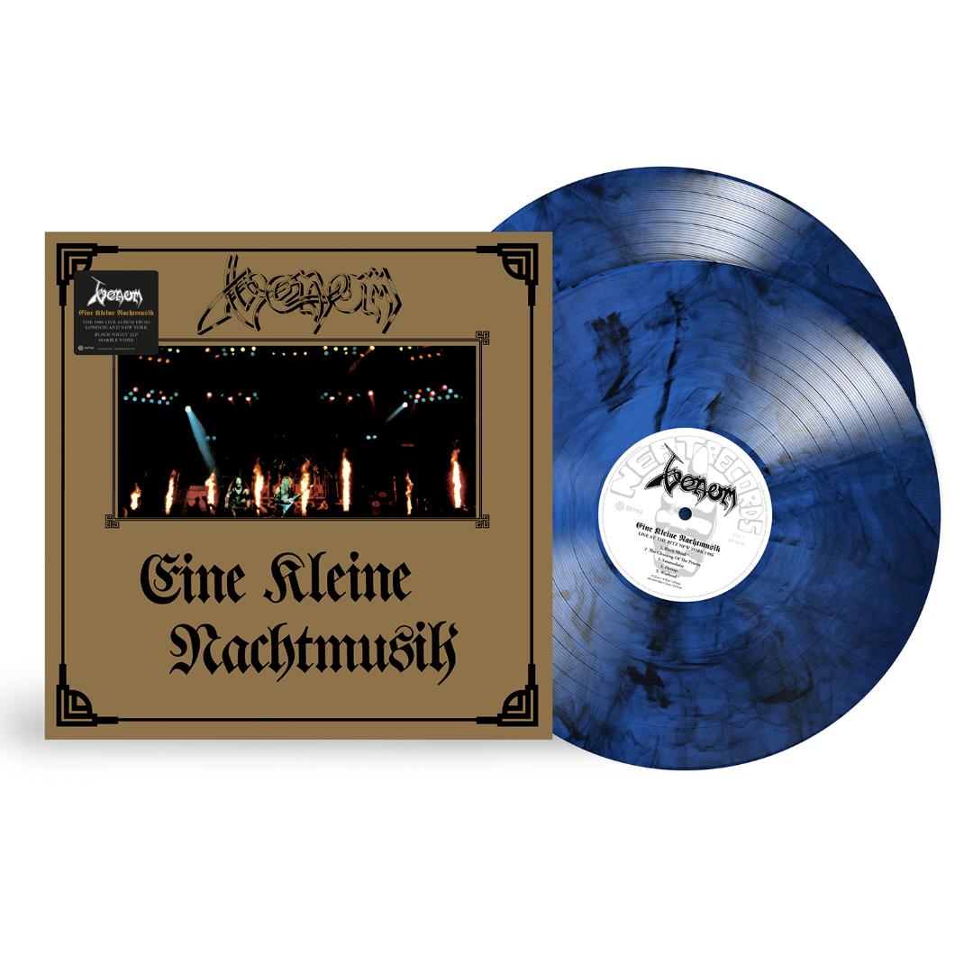 Eine Kleine Nachtmusik by Venom double vinyl live recording on marble vinyl