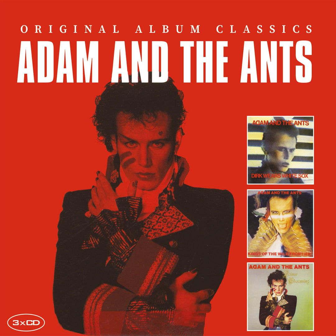 Adam And The Ants Original Album Classics 3 CD Collection Featuring Hit Albums