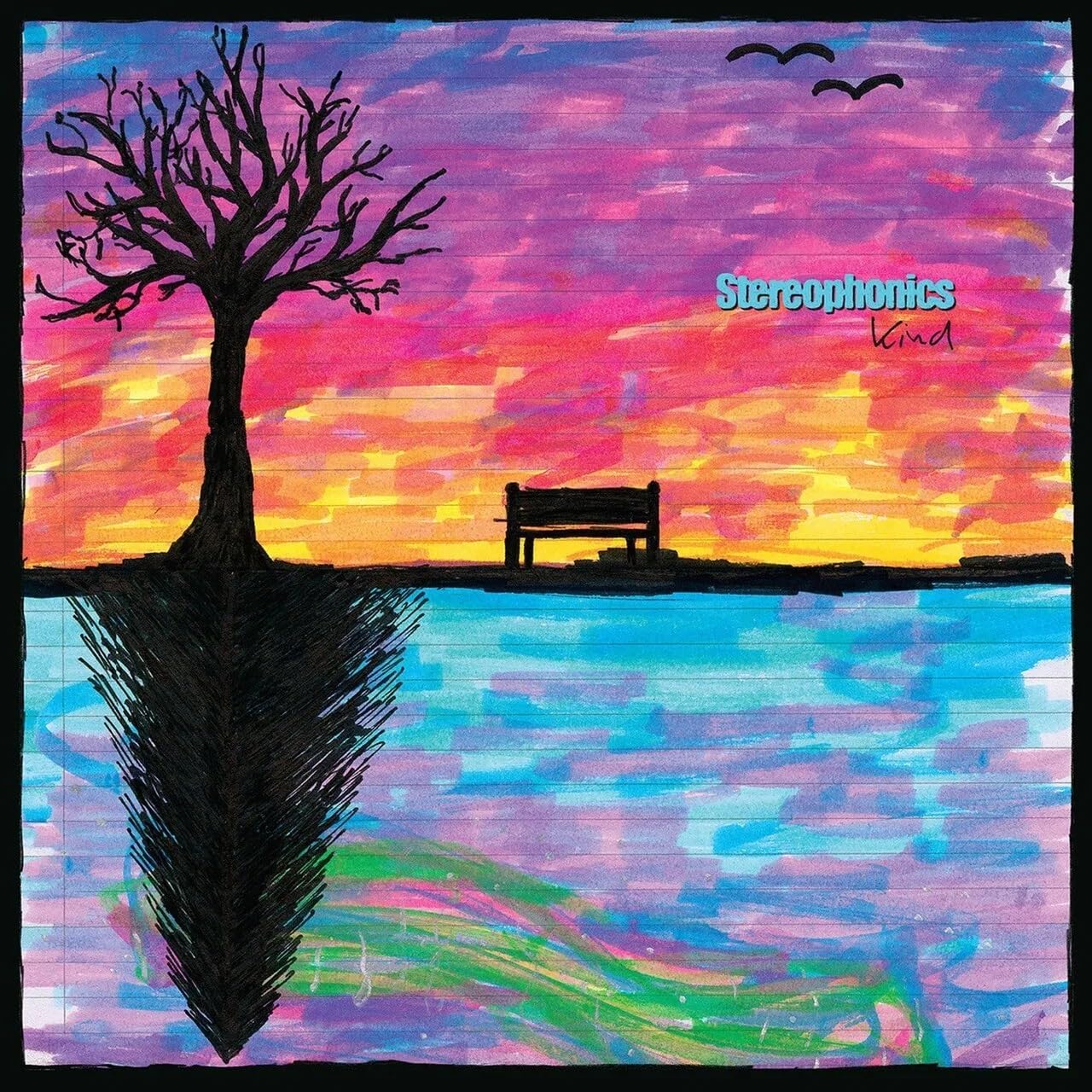 Stereophonics Kind LP blue vinyl edition featuring Fly Like an Eagle