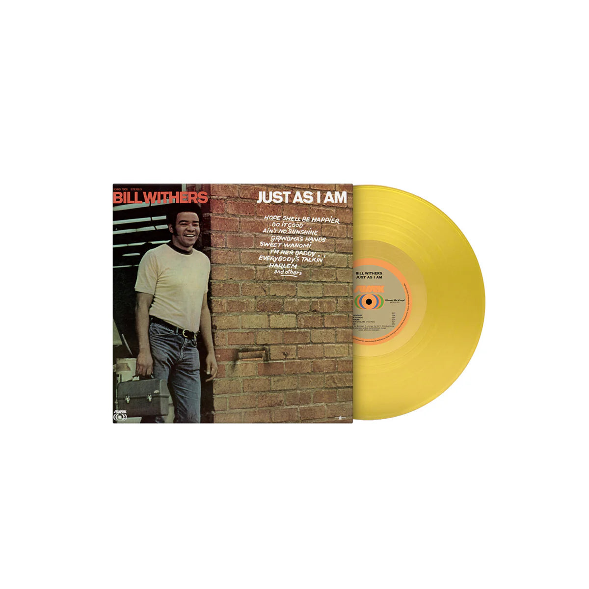 Just As I Am by Bill Withers yellow vinyl LP soul music classic