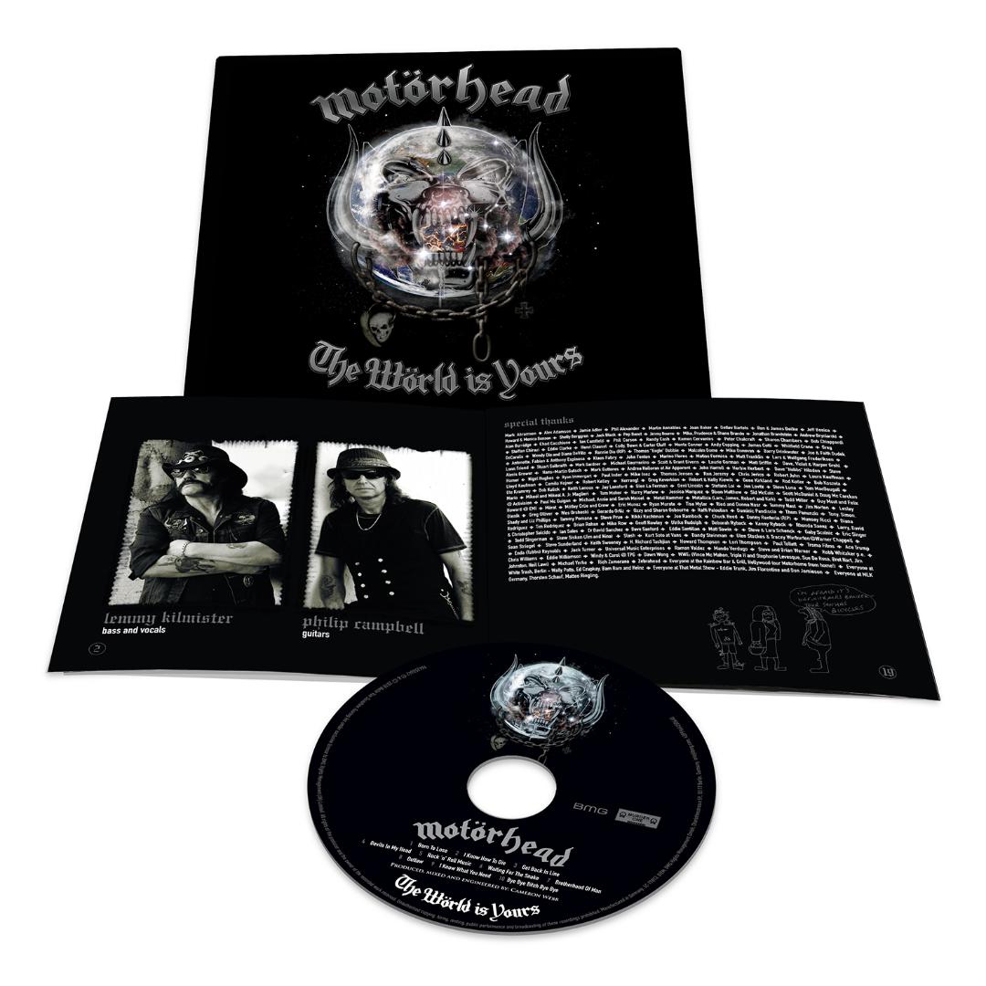 CD edition of Motorhead The World Is Yours featuring collectible cover art.