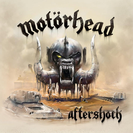 LP edition of Motorhead Aftershock featuring collectible cover art.