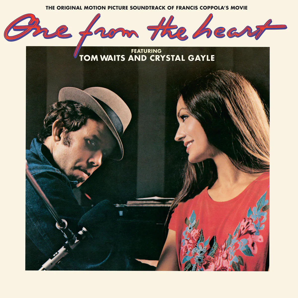 Tom Waits and Crystal Gayle One From The Heart soundtrack LP artwork.