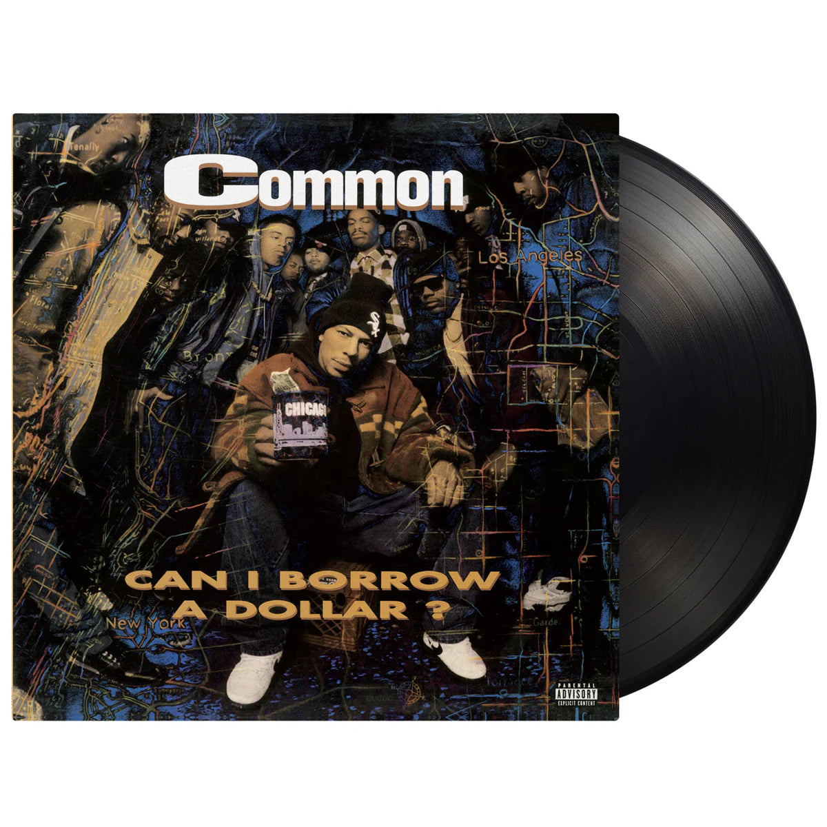 Can I Borrow A Dollar by Common on vinyl LP with original sleeve design.