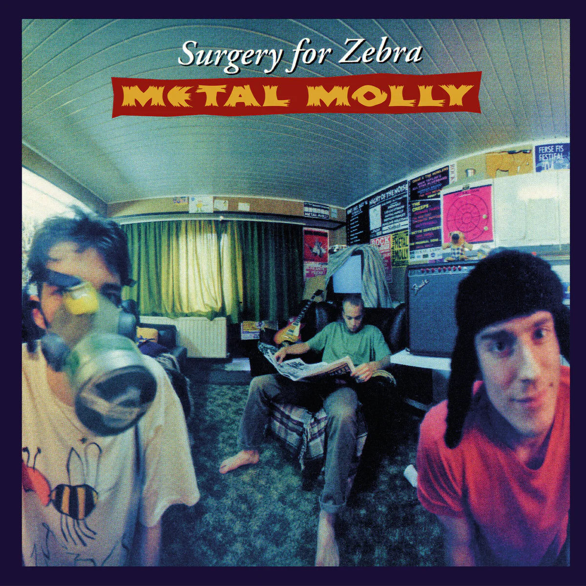 Metal Molly Surgery For Zebra LP red vinyl featuring album artwork.