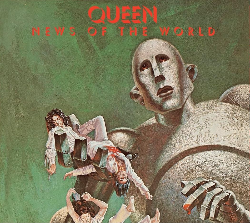 CD edition of Queen News Of The World featuring collectible cover art.