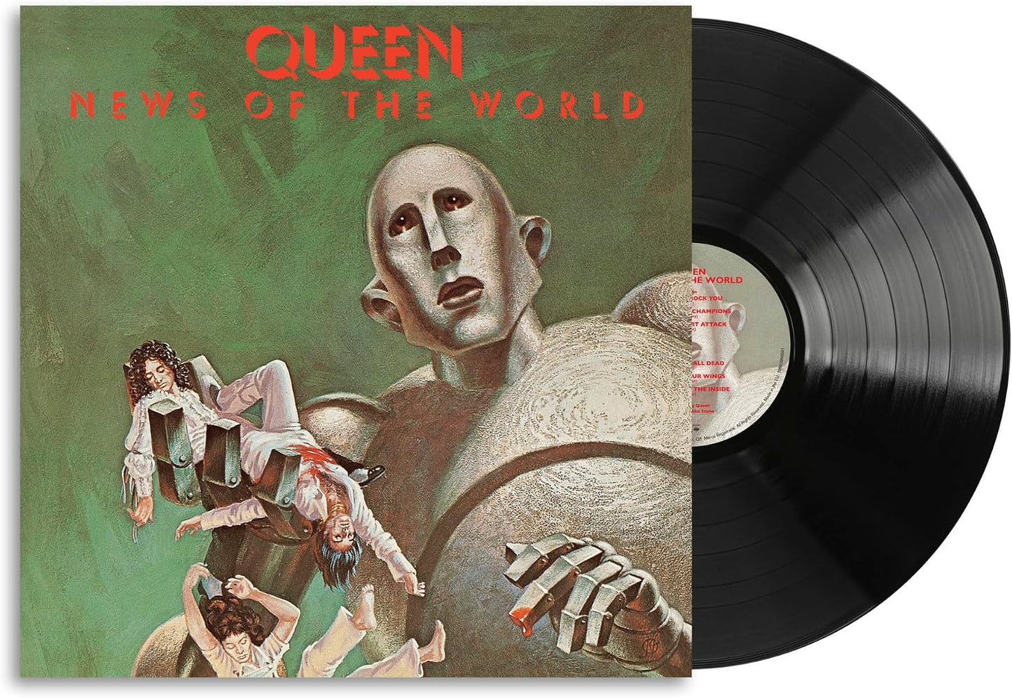 News Of The World by Queen on vinyl LP with original sleeve design.
