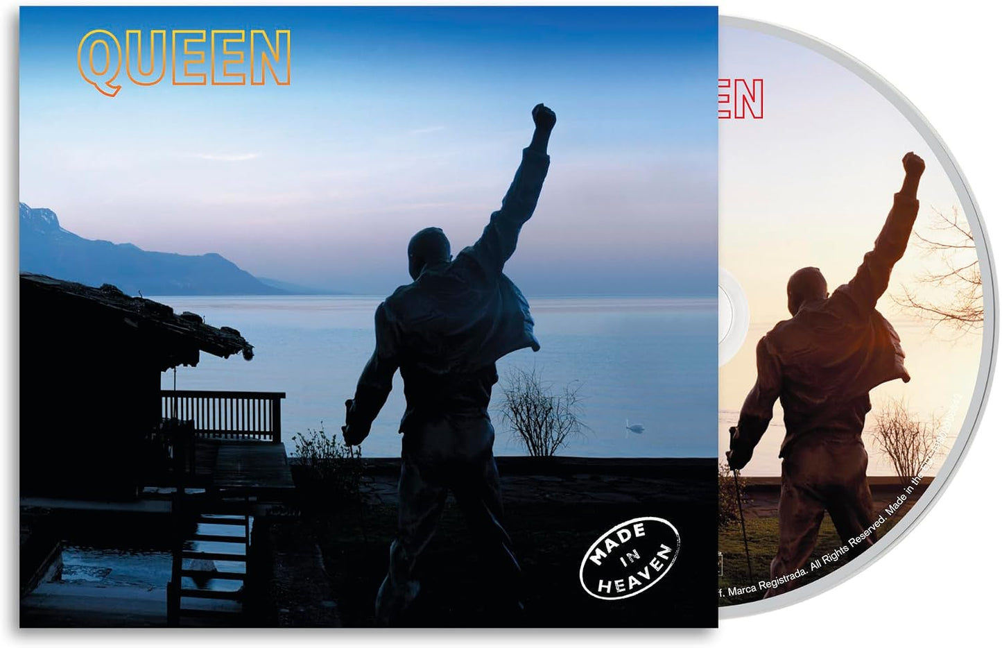 Made In Heaven by Queen on CD with original sleeve design artwork.