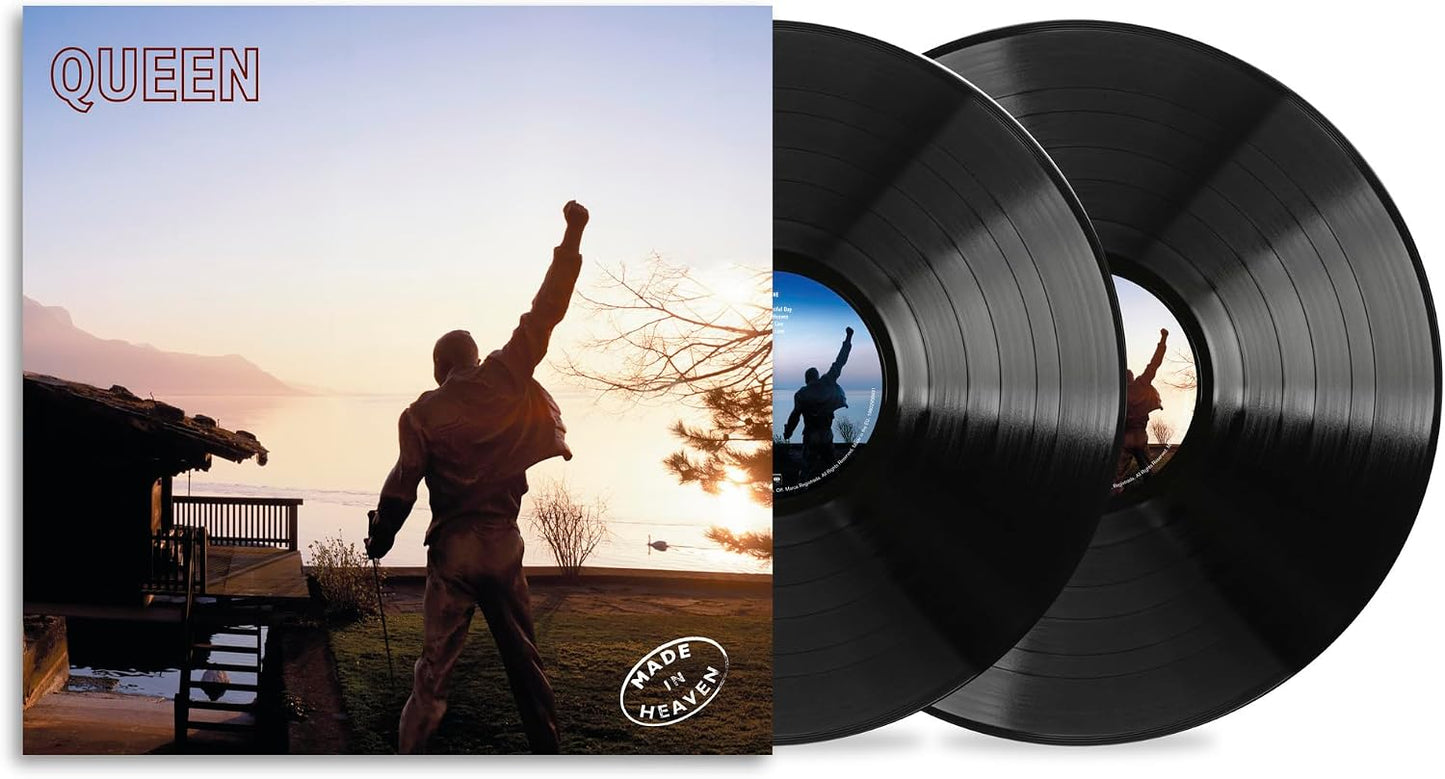Queen Made In Heaven vinyl LP showcasing the iconic album cover.