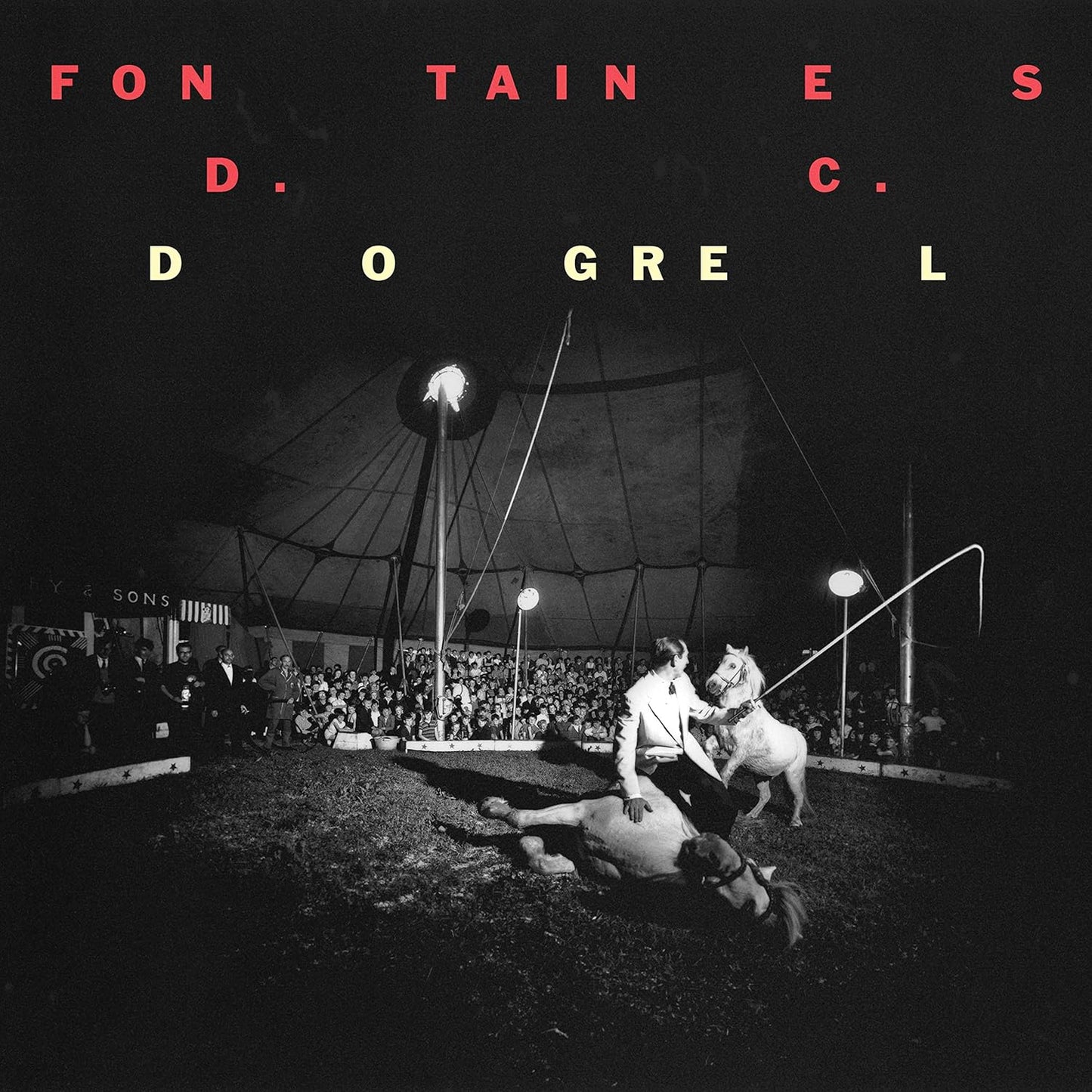 Fontaines D.C. Dogrel LP featuring the official album cover artwork.