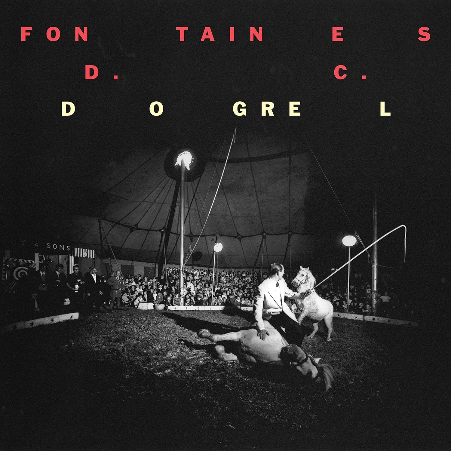 Fontaines D.C. Dogrel LP featuring the official album cover artwork.