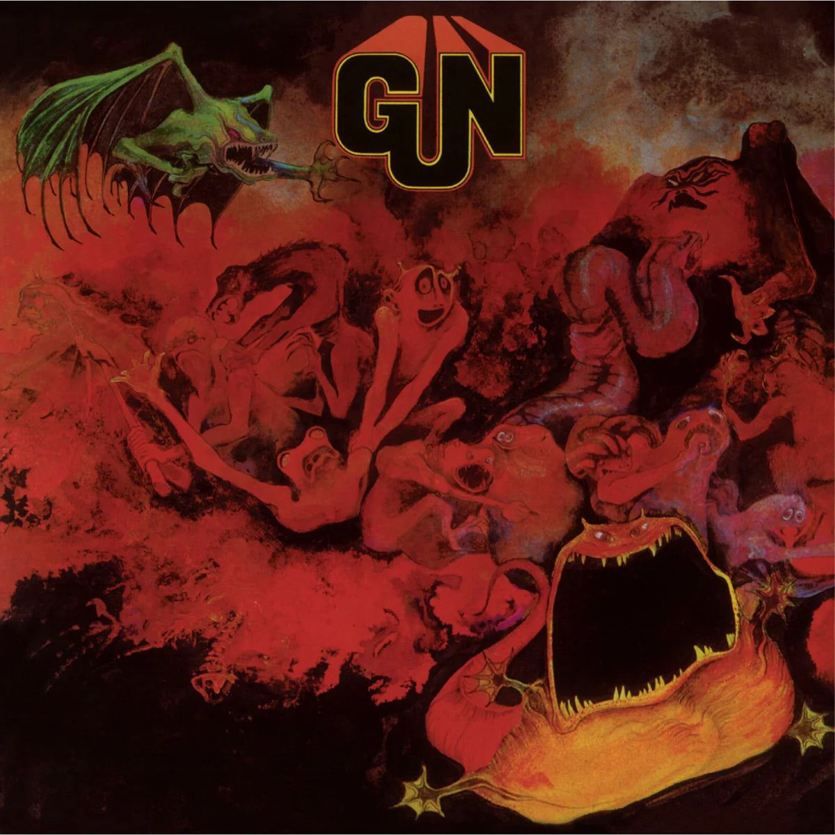 The Gun Gun LP smokey marble vinyl classic psychedelic rock album edition