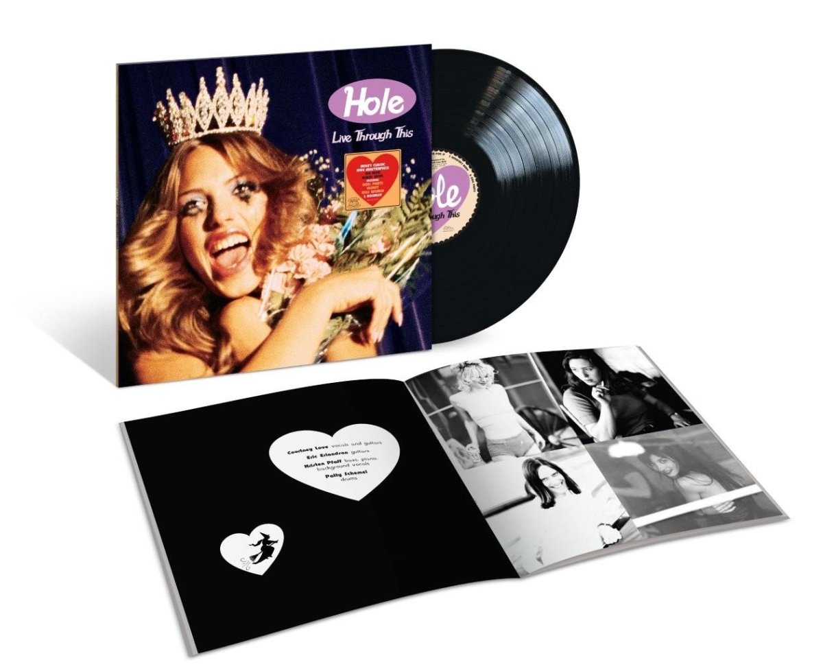 Hole Live Through This LP featuring Violet and Doll Parts on vinyl record edition