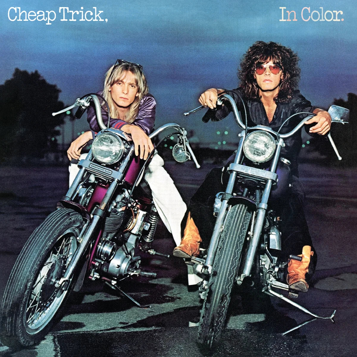 Cheap Trick In Color purple vinyl LP classic rock album with artwork sleeve