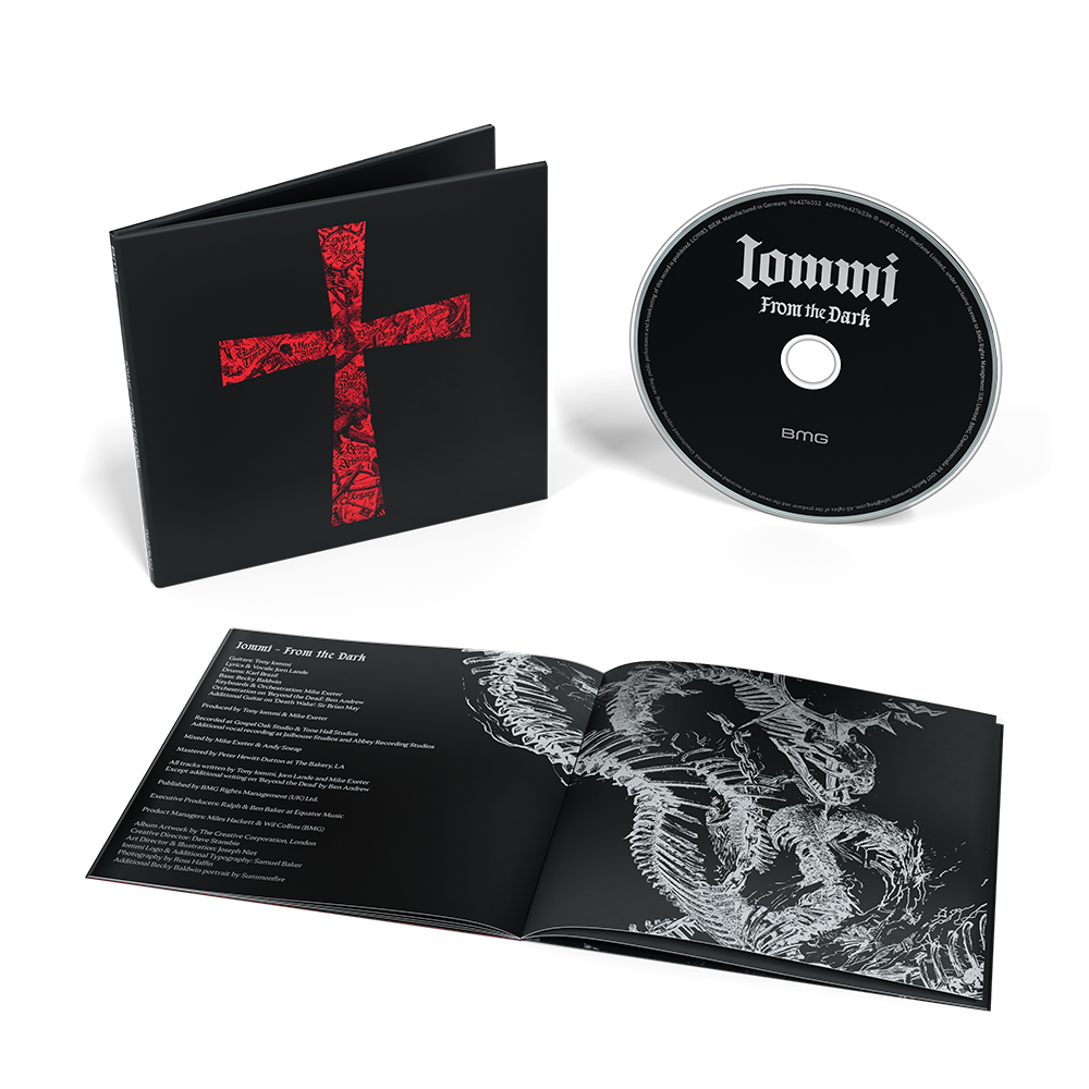 Tony Iommi From The Dark CD featuring legendary rock guitarist artwork