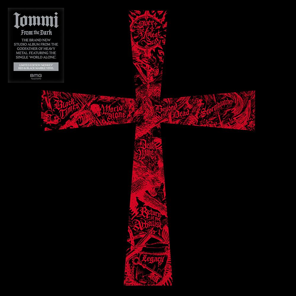 Tony Iommi From The Dark 2 LP red black marble vinyl collector edition