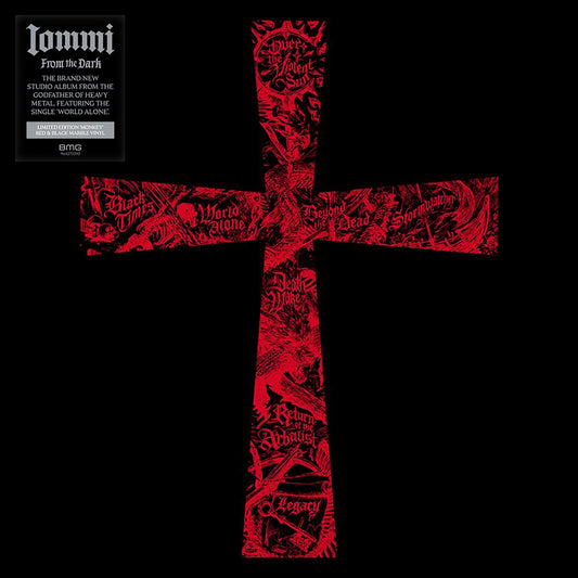 Tony Iommi From The Dark 2 LP red black marble vinyl collector edition