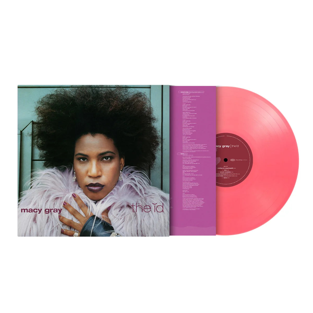 Macy Gray The Id pink vinyl LP featuring Sweet Baby and classic songs