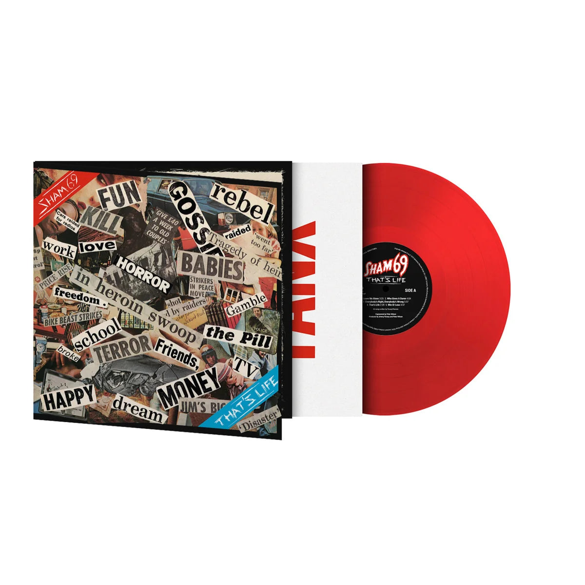 Sham 69 That's Life LP coloured vinyl punk rock album release