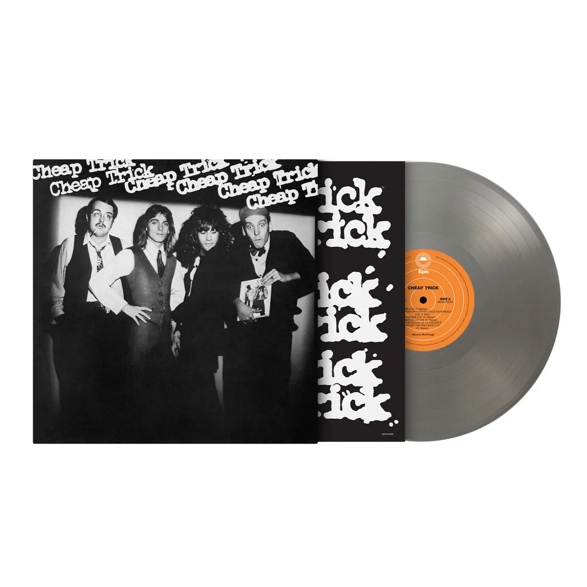 Cheap Trick LP silver vinyl debut record classic rock music release edition