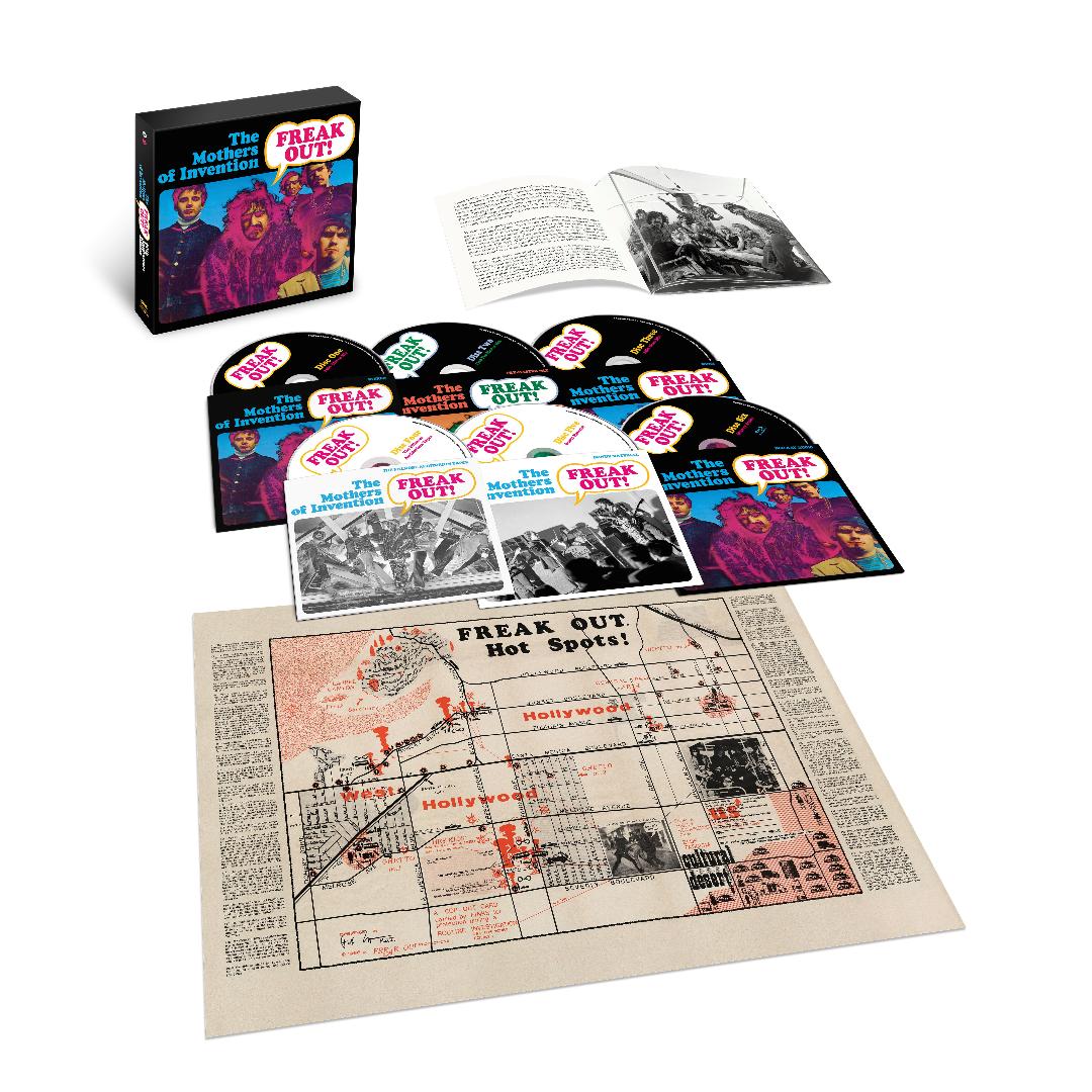 Frank Zappa Mothers Of Invention Freak Out 5 CD Blu-ray anniversary box set