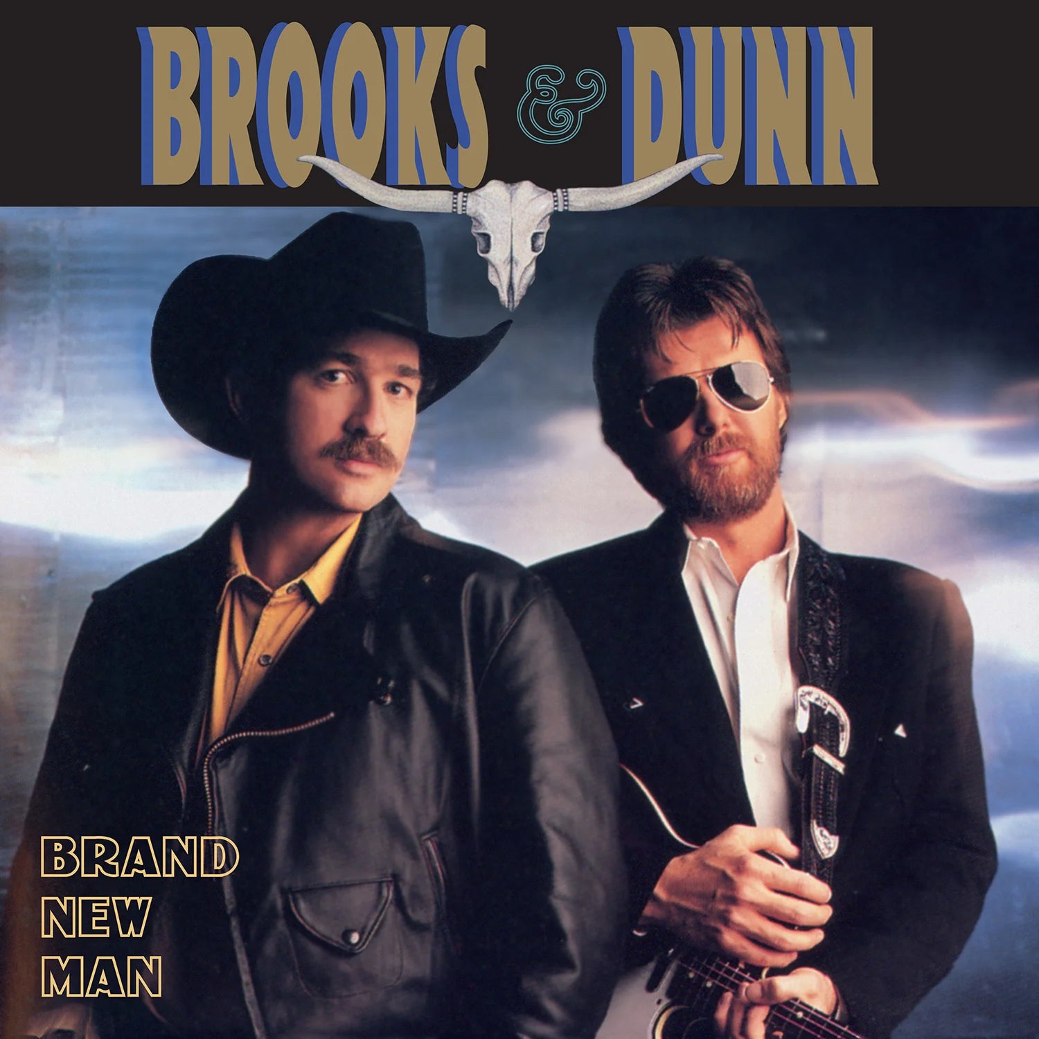 Brooks And Dunn Brand New Man LP smokey marbled vinyl country album